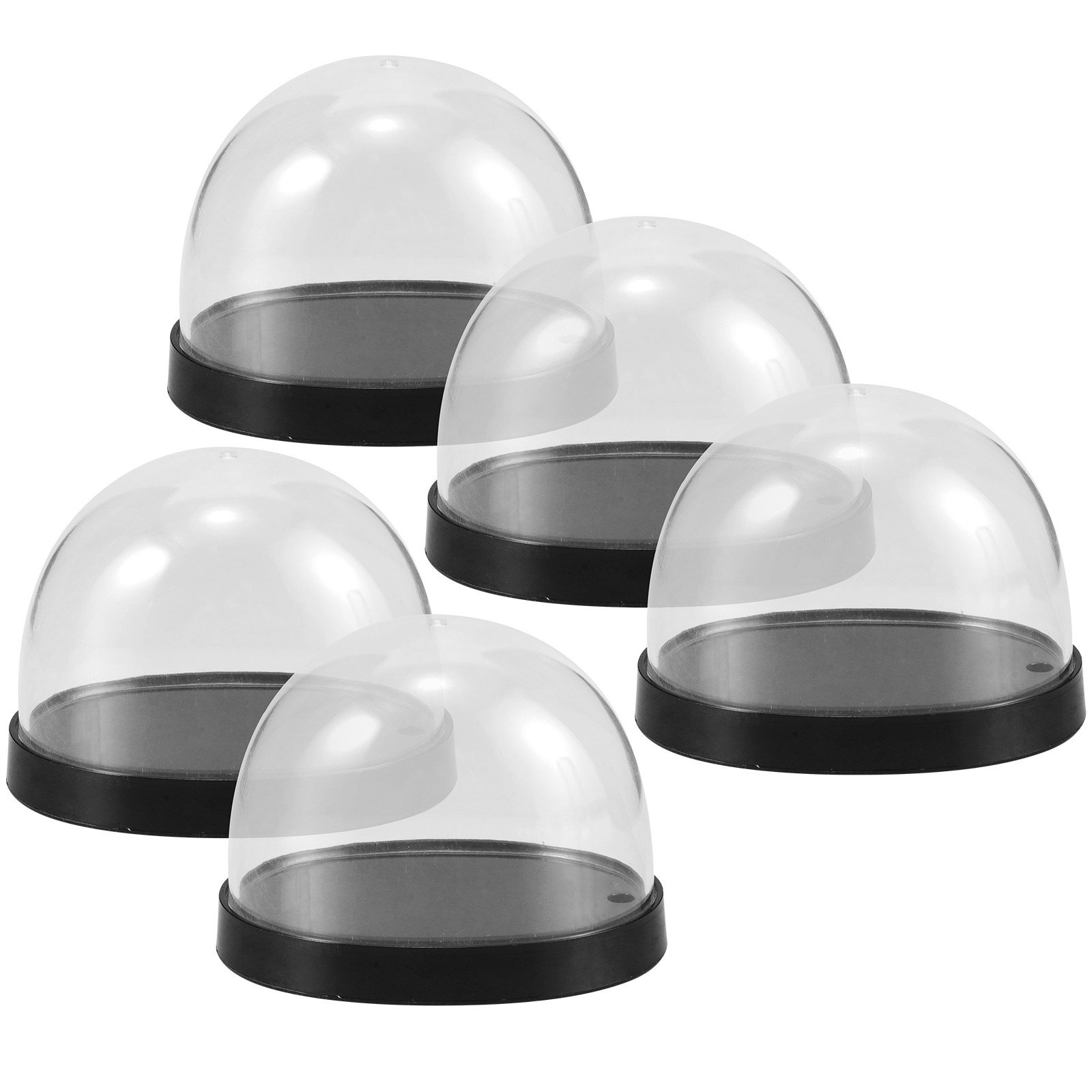 5Sets Glass Cloche Dome High T – обзор и цена Plastic Dome Clear