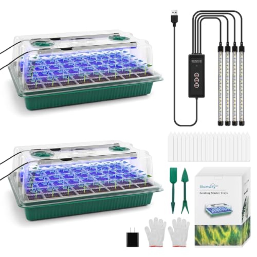Seed Starter Tray with Grow Li – обзор и цена Humidity Dome Kit