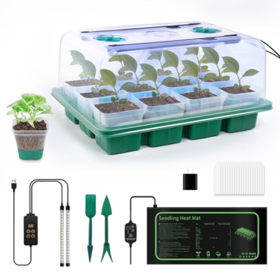 Seed Starter Kit with Grow Lig – обзор и цена Humidity Dome Kit