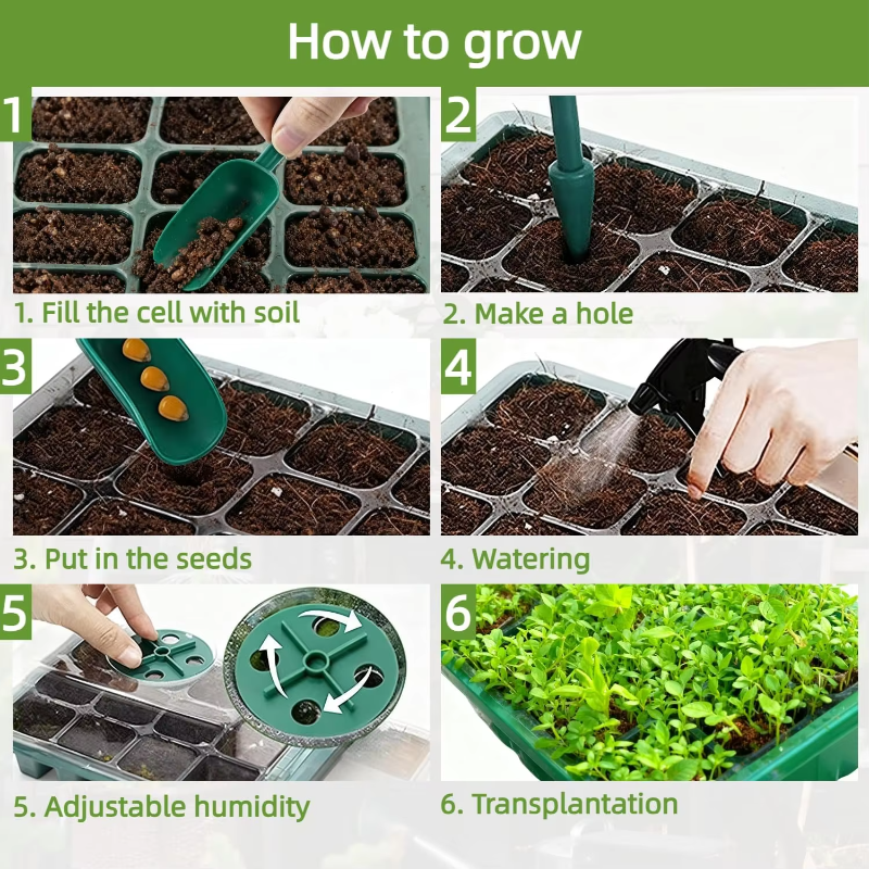 Seed Starter Tray Mini Greenho – обзор и цена Humidity Dome Kit