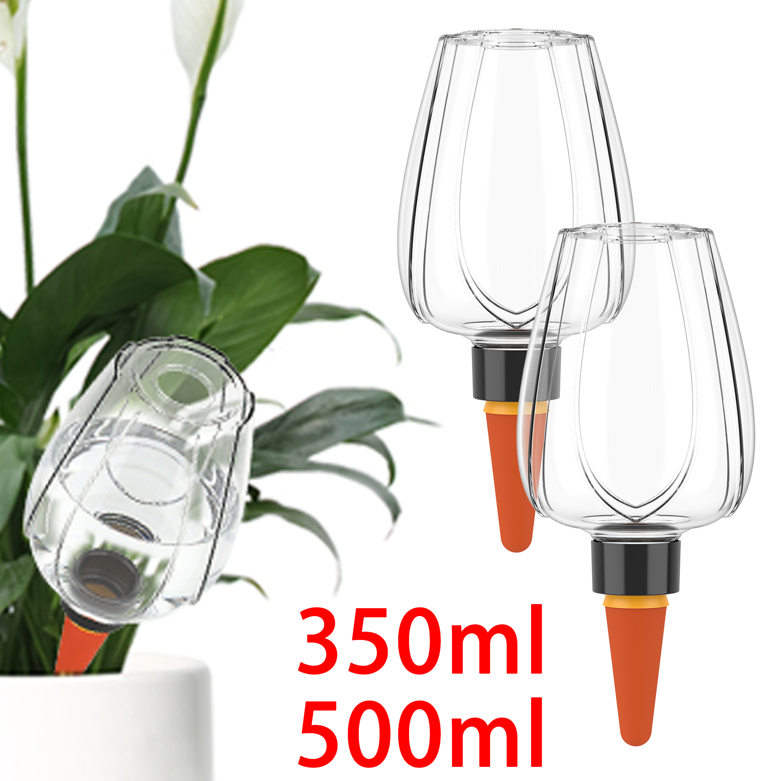 4Pcs Plant Watering Globe Clea – обзор и цена Self Watering Insert