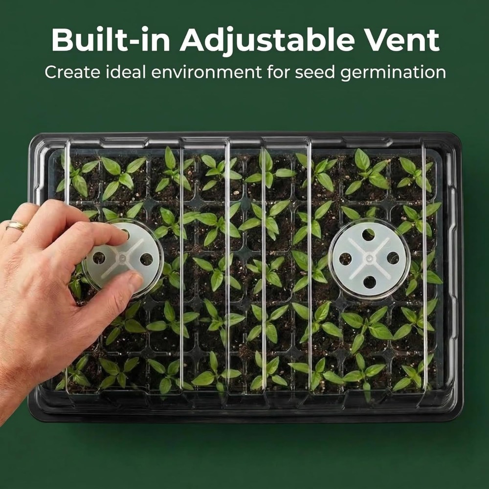 5-Set Seed Starter Tray Kits,  – обзор и цена Humidity Dome Kit