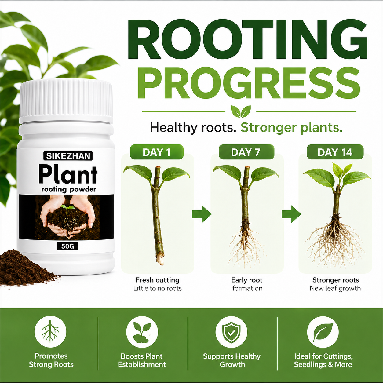50g Rapid Rooting Powder Plant – обзор и цена Rooting Hormone Powder