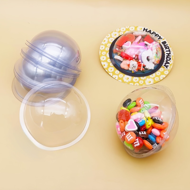 10pcs/set DIY Plastic Candy Do – обзор и цена Plastic Dome Clear