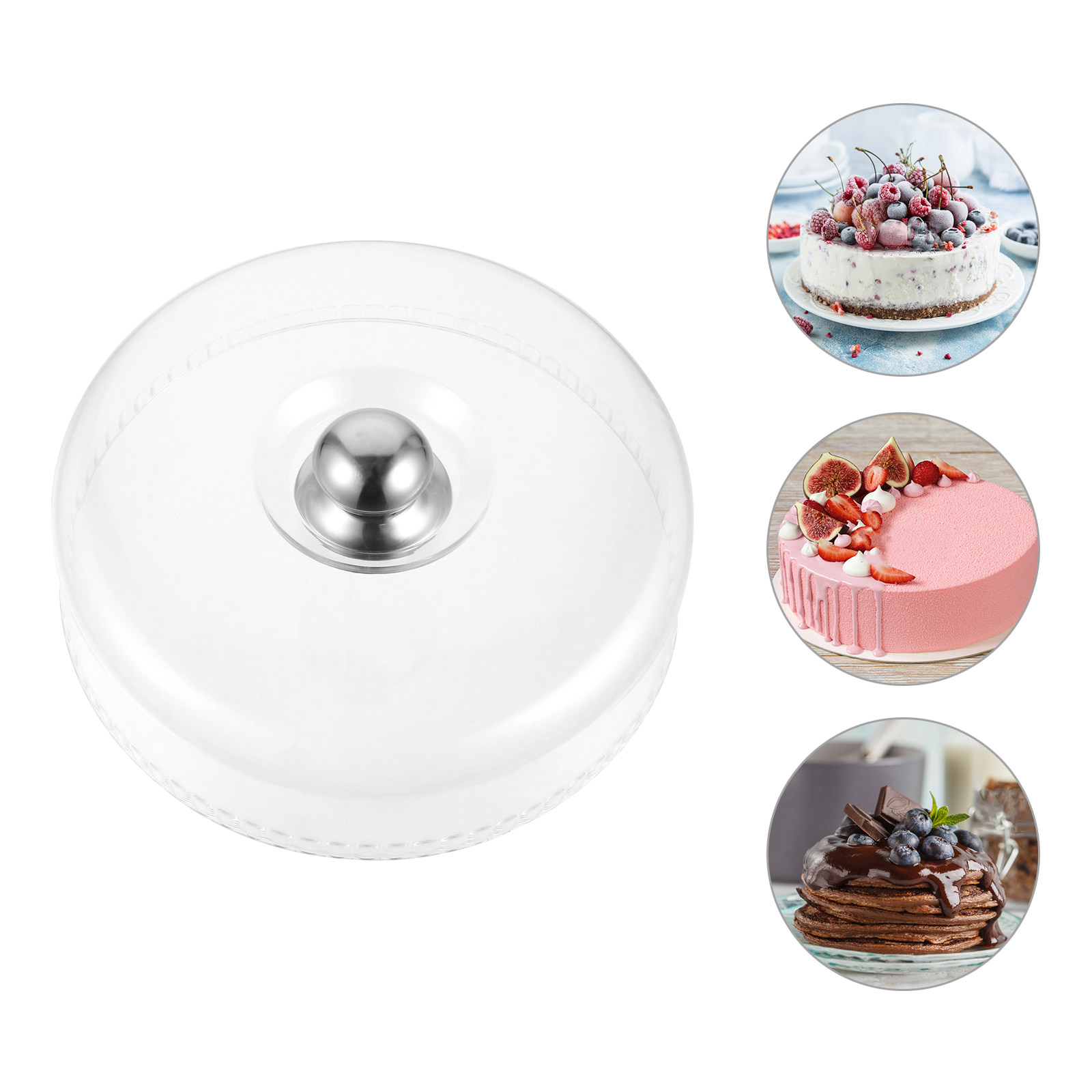 1Pcs Cake Cover Transparent Du – обзор и цена Plastic Dome Clear