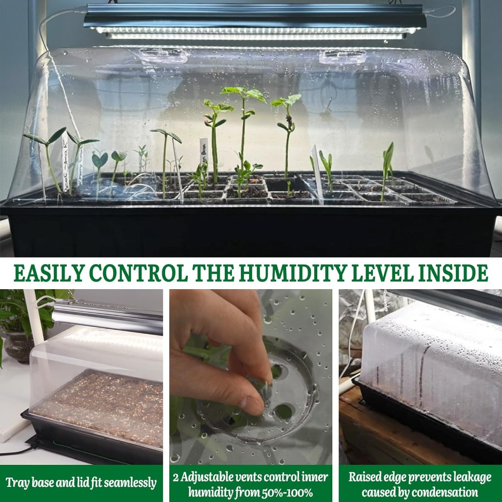 Seed Starter Kit with Grow Lig – обзор и цена Humidity Dome Kit