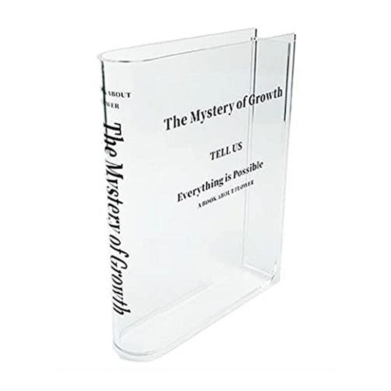 Clear Book Vase Aesthetic Acry – обзор и цена Propagation Station Vase