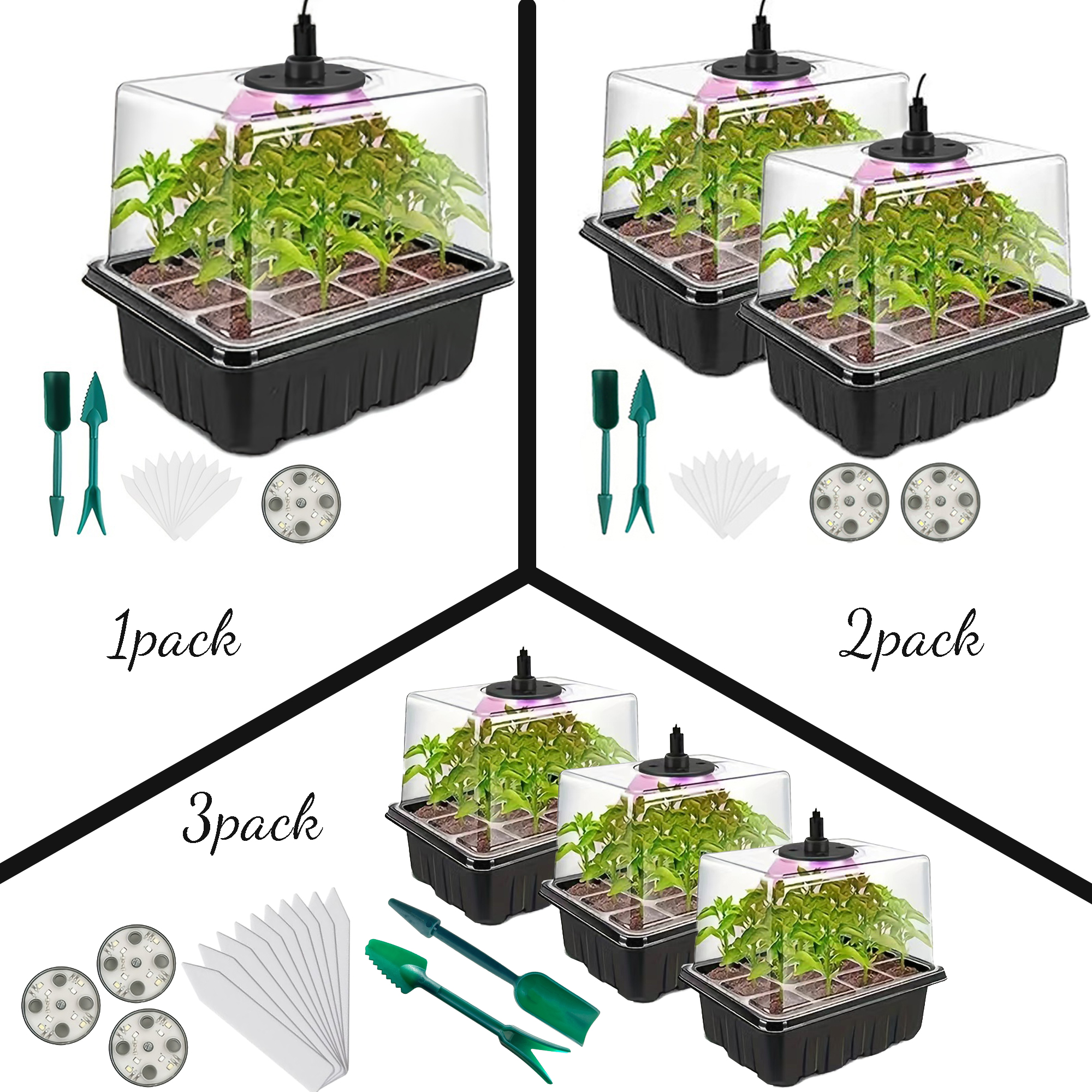 Seedling Starter Kit 1/2/3 Set – обзор и цена Humidity Dome Kit
