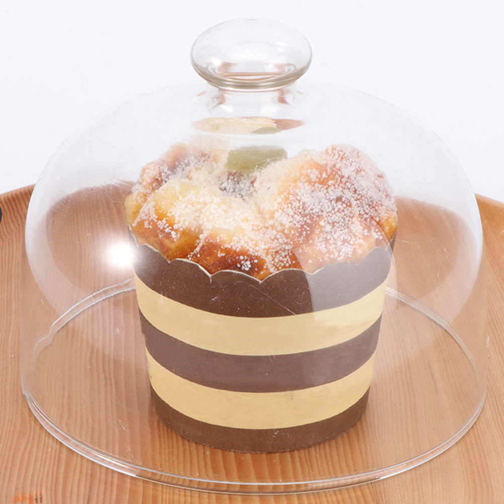 2Pcs Transparent Glass Cake Do – обзор и цена Plastic Dome Clear