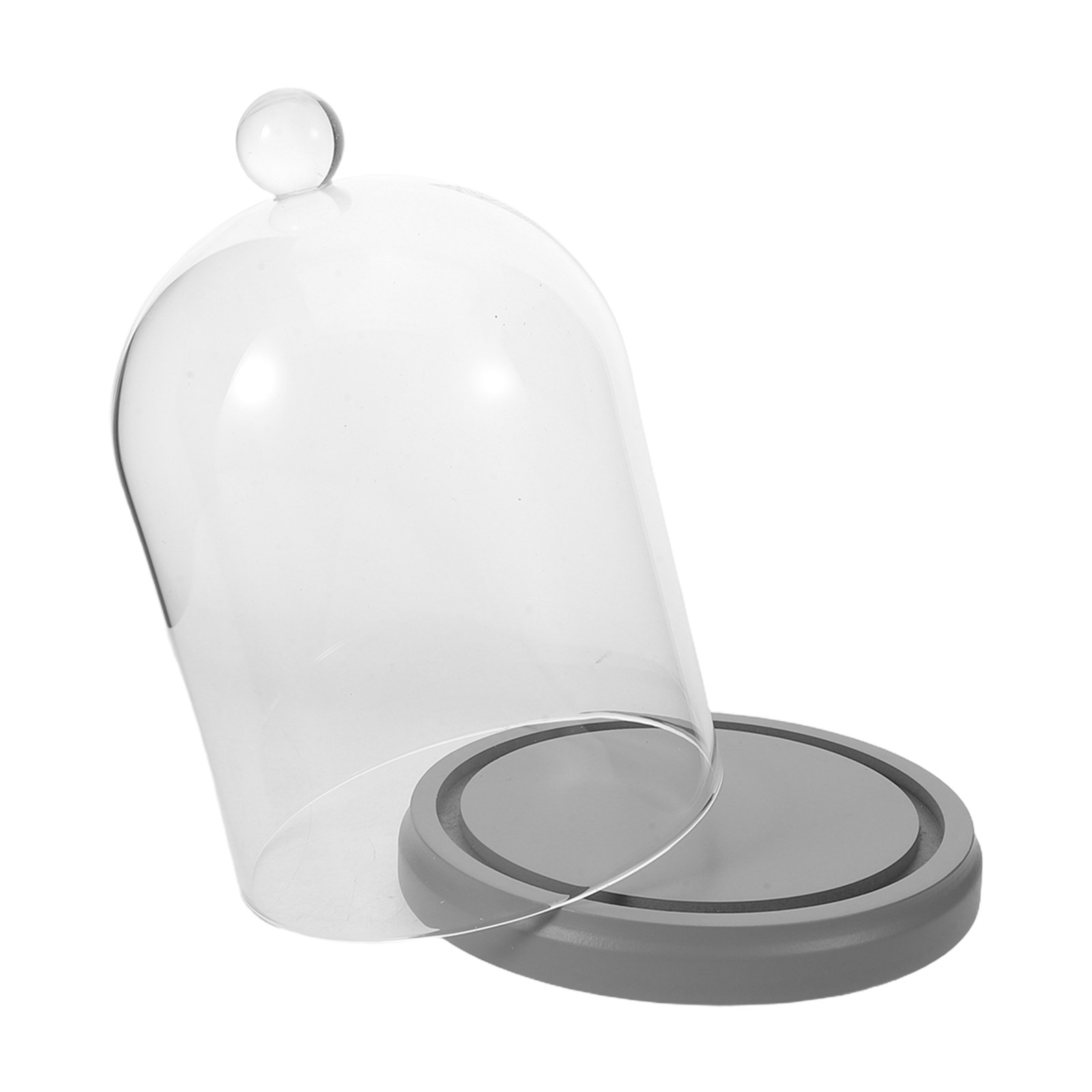Glass Cloche Dome Transparent  – обзор и цена Plastic Dome Clear