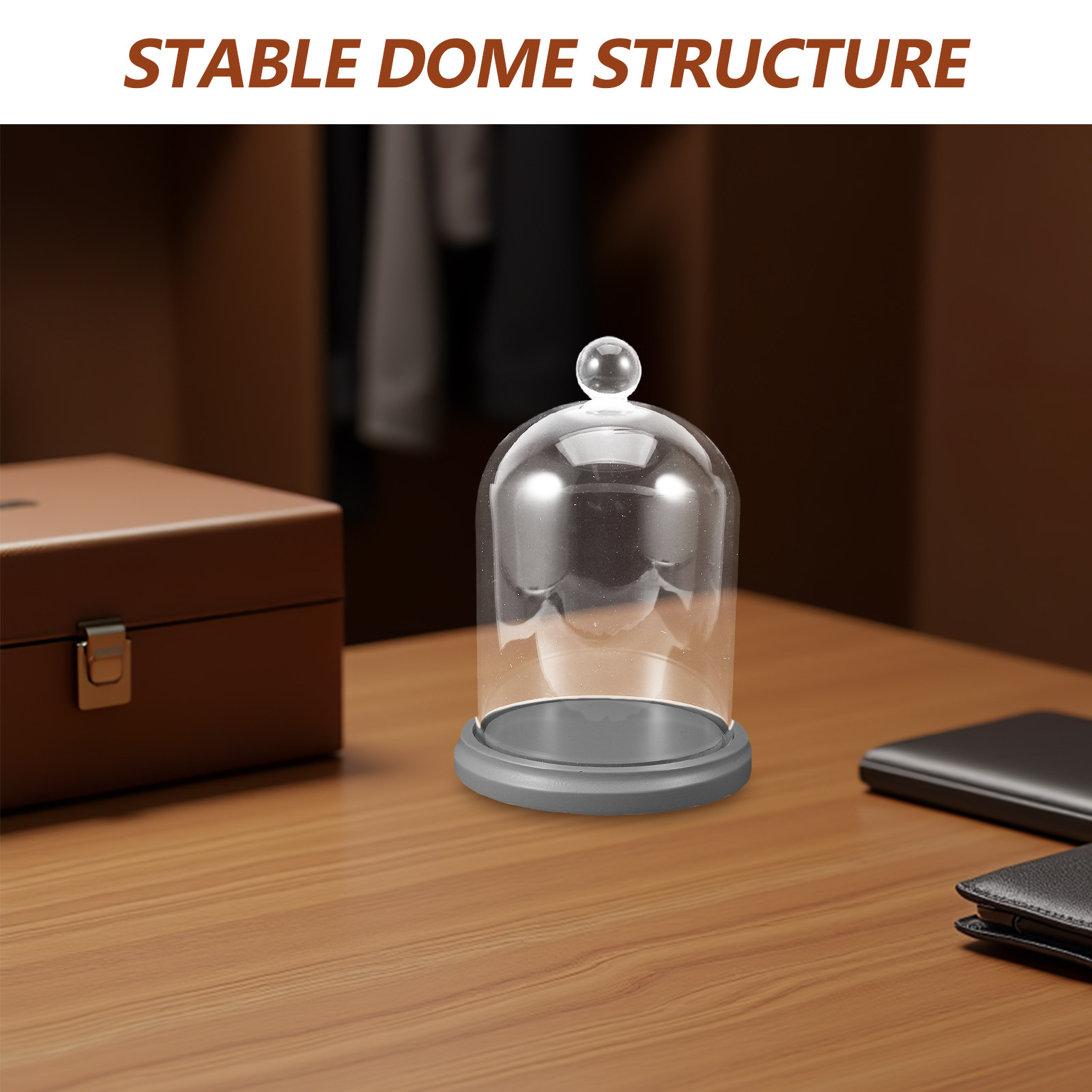 Glass Cloche Dome Transparent  – обзор и цена Plastic Dome Clear