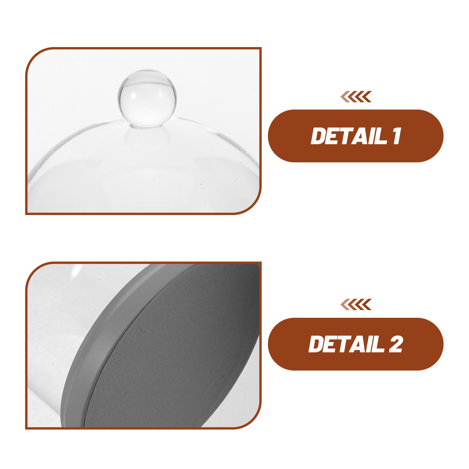 Glass Cloche Dome Transparent  – обзор и цена Plastic Dome Clear