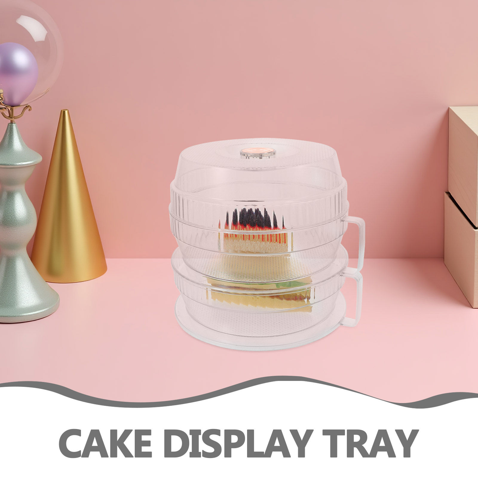1Set Cake Stand Dome Lid Clear – обзор и цена Plastic Dome Clear
