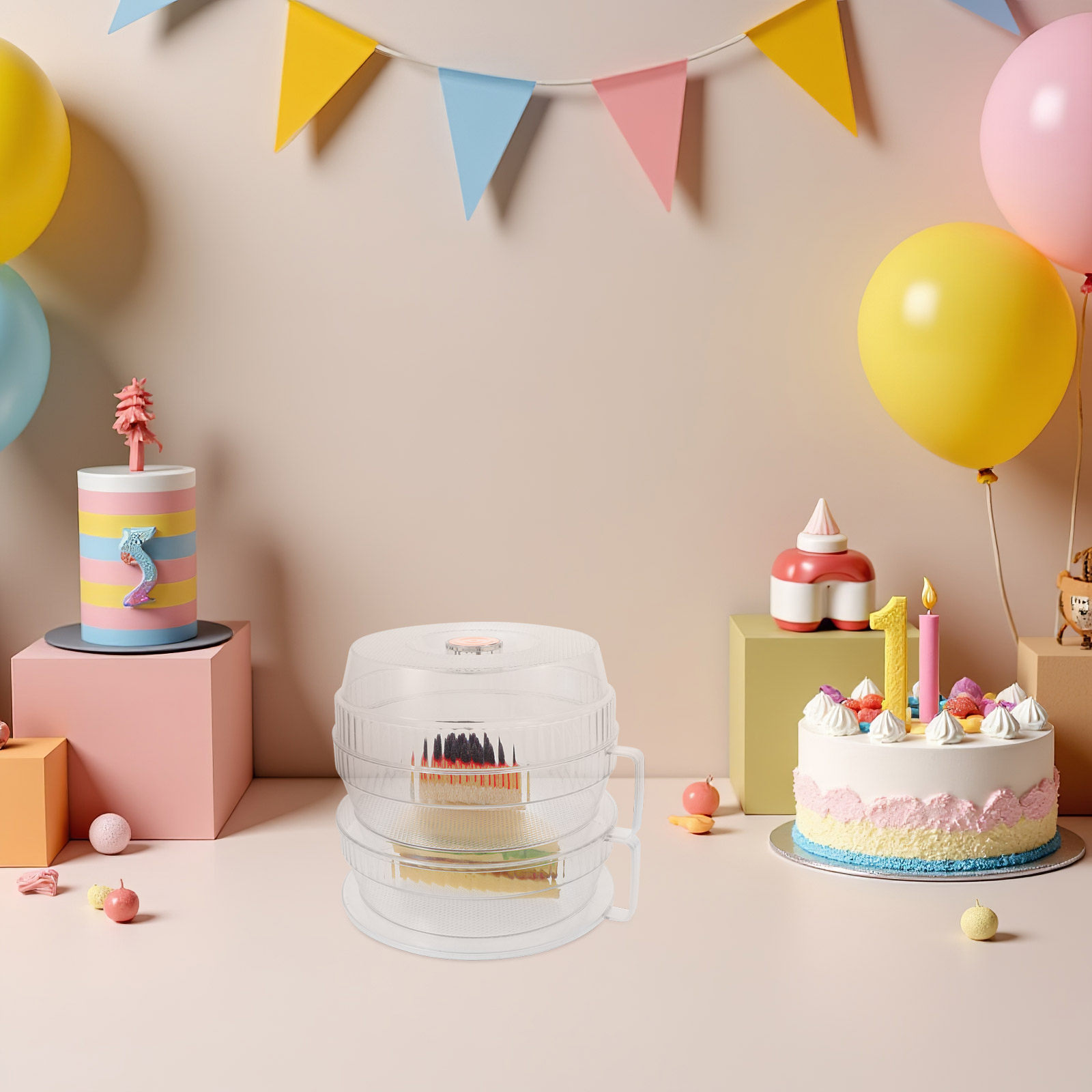 1Set Cake Stand Dome Lid Clear – обзор и цена Plastic Dome Clear