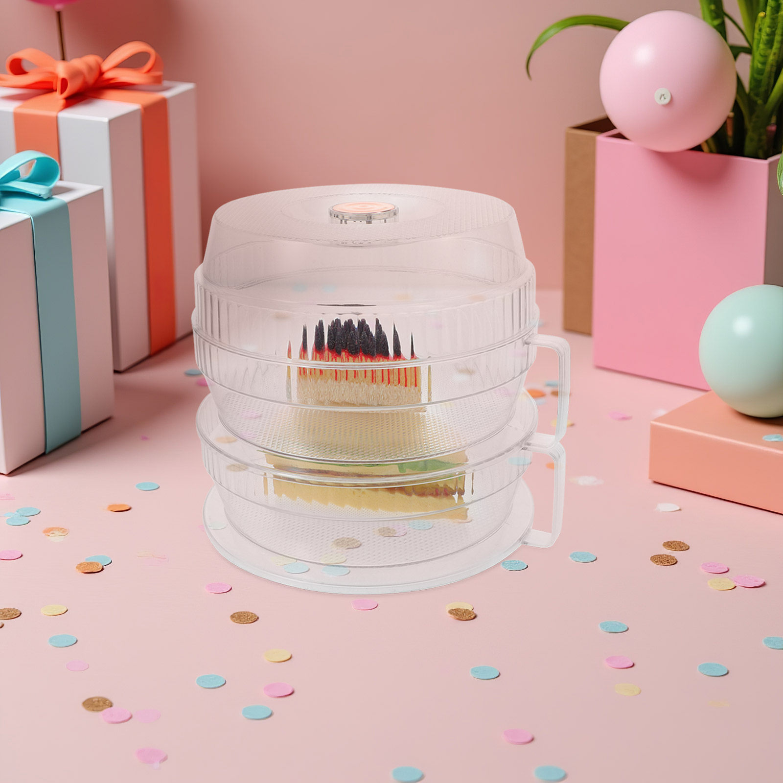 1Set Cake Stand Dome Lid Clear – обзор и цена Plastic Dome Clear