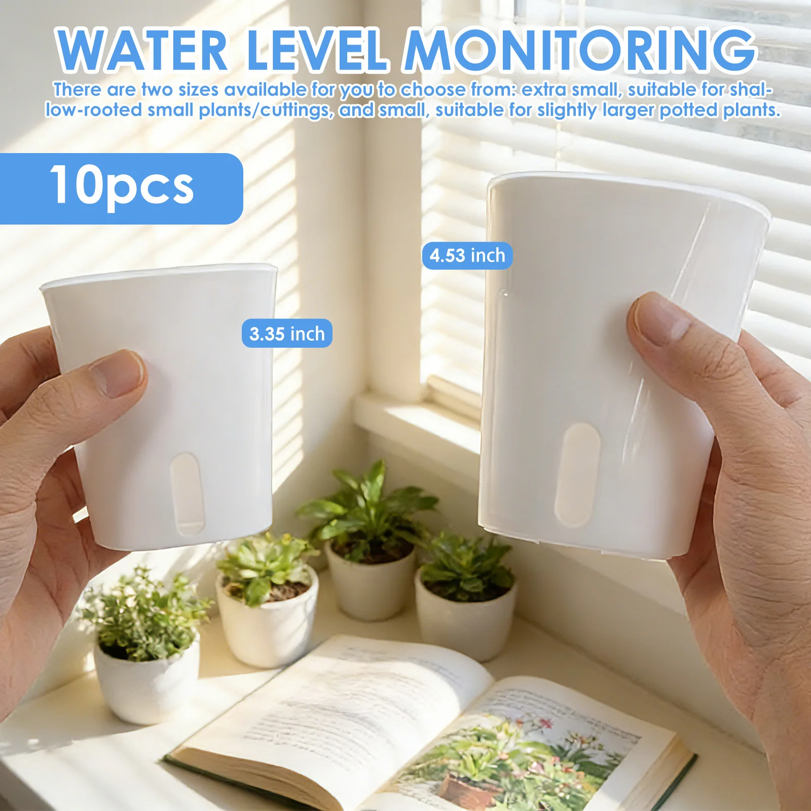 10 Pcs Self Watering Planter L – обзор и цена Self Watering Insert
