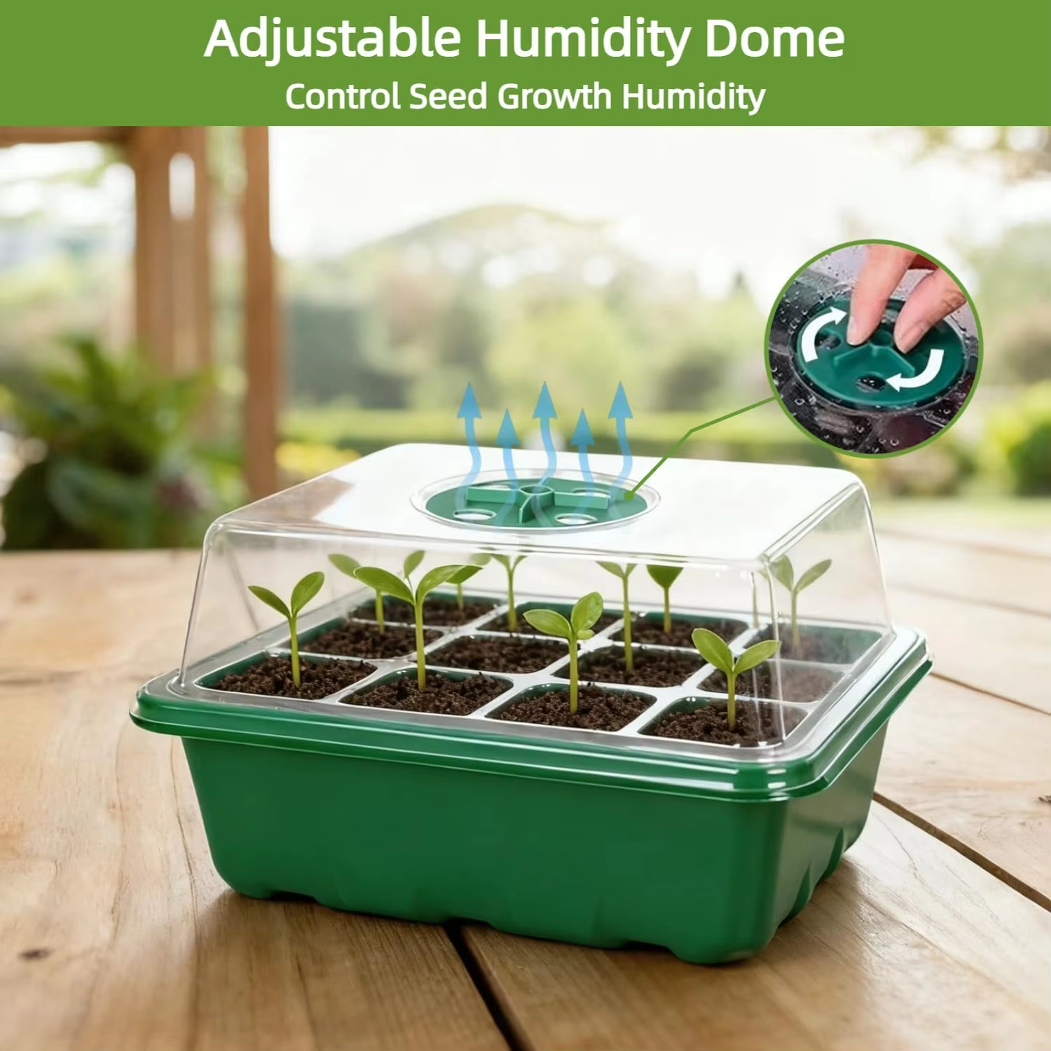 3Pcs Seed Starter Tray Mini Gr – обзор и цена Humidity Dome Kit