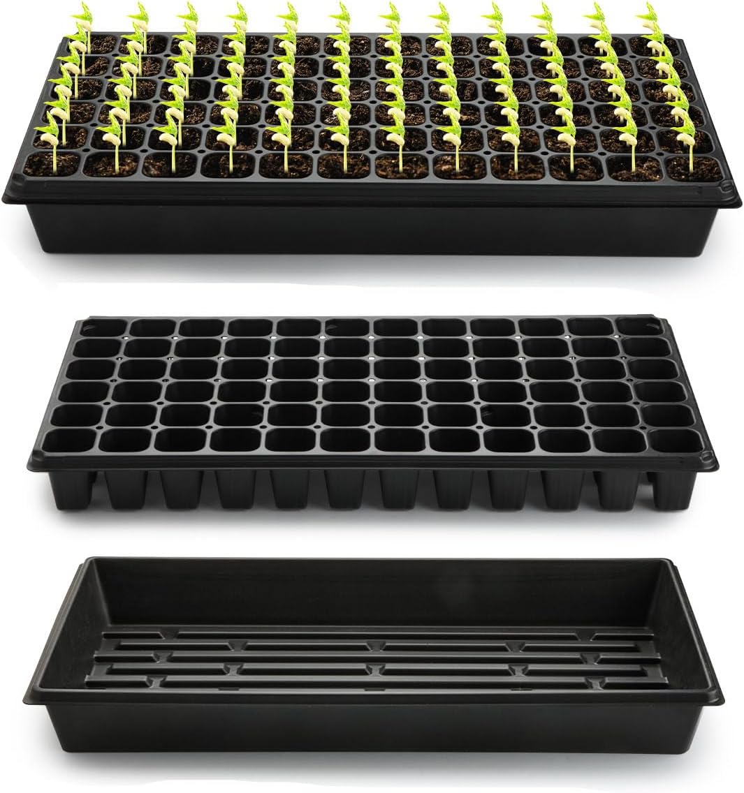 20-Piece Seed Starter Kit with – обзор и цена Propagation Tray 72