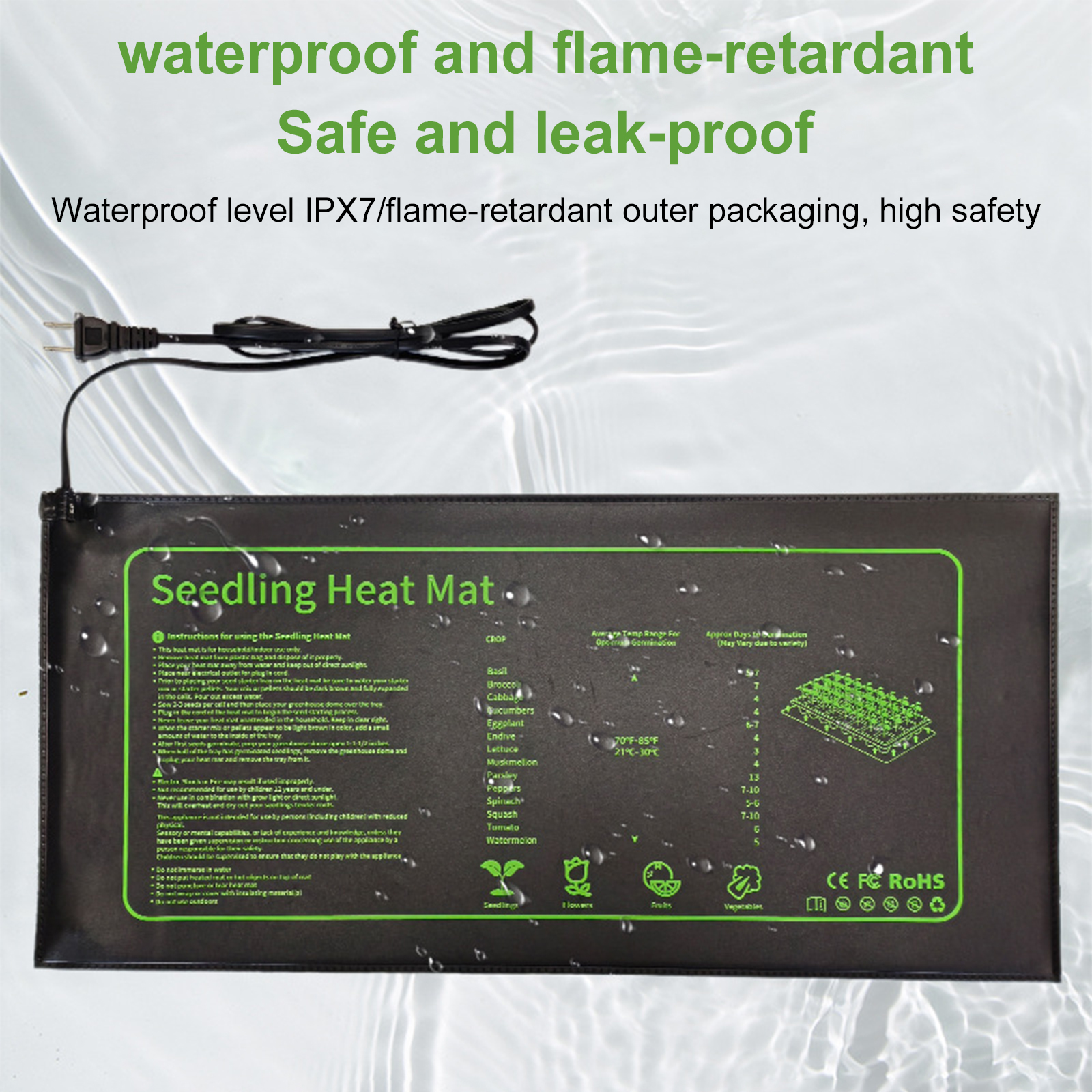 20W Plants Seedling Heating Pa – обзор и цена Heat Mat Seedling