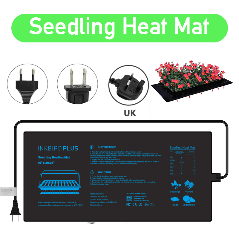 20.75x10CM EU/US/UK/AU Plug Se – обзор и цена Heat Mat Seedling