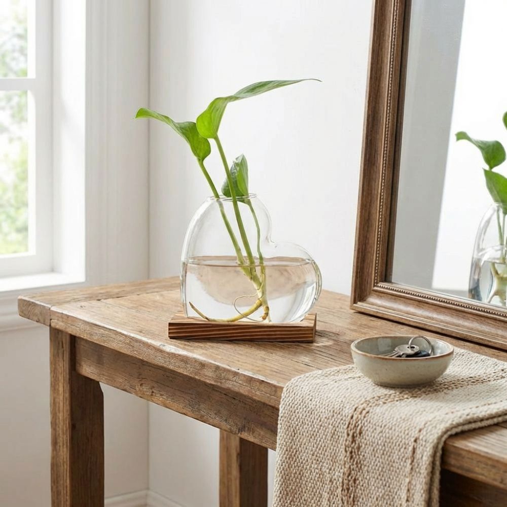 Transparent Hydroponic Glass V – обзор и цена Propagation Station Vase