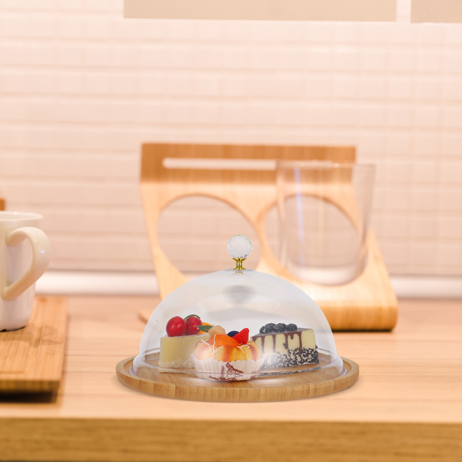 Clear Cake Stand Acrylic Dome  – обзор и цена Plastic Dome Clear