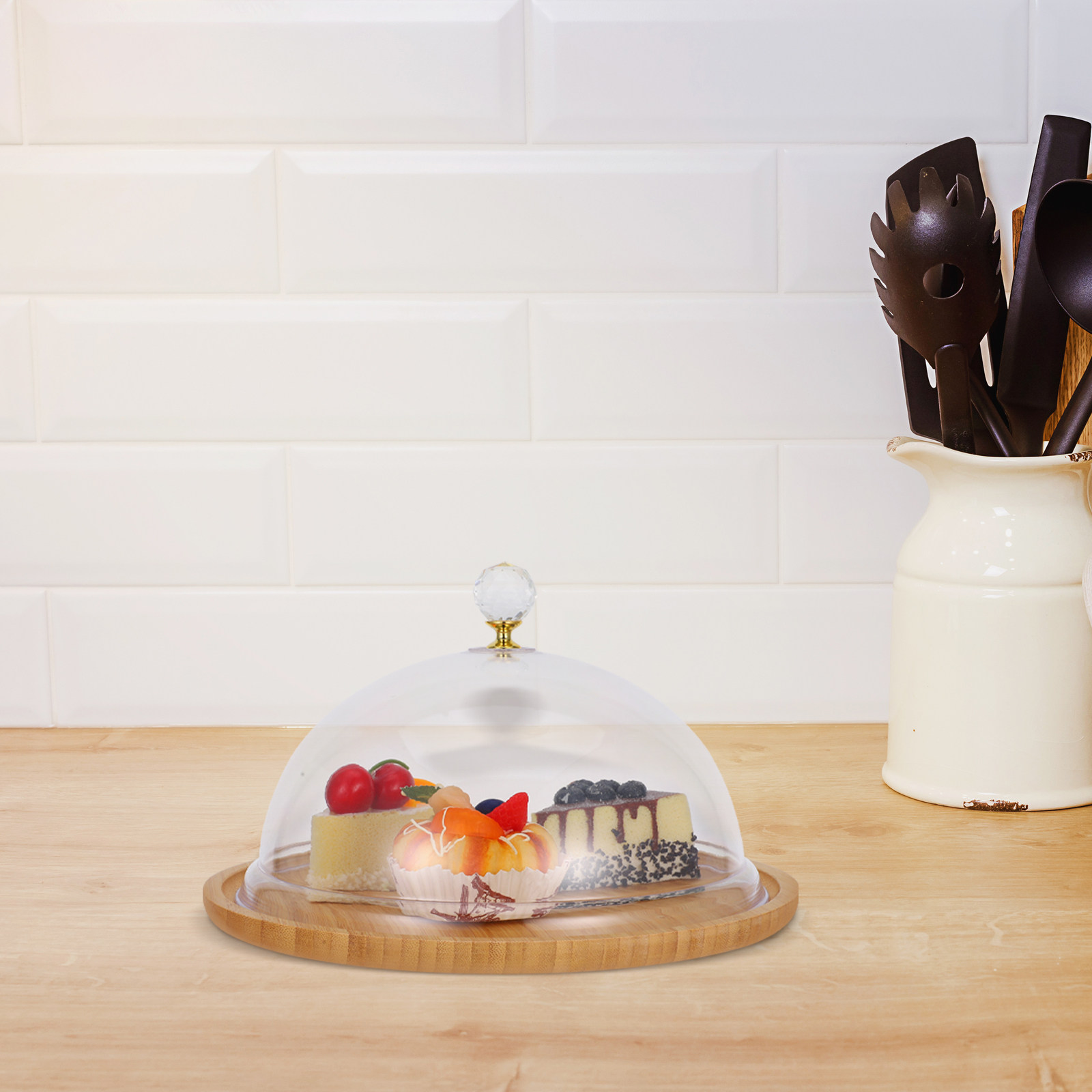 Clear Cake Stand Acrylic Dome  – обзор и цена Plastic Dome Clear
